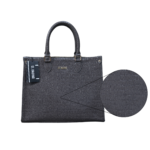 Hand Bag Grey Croco color dimensions