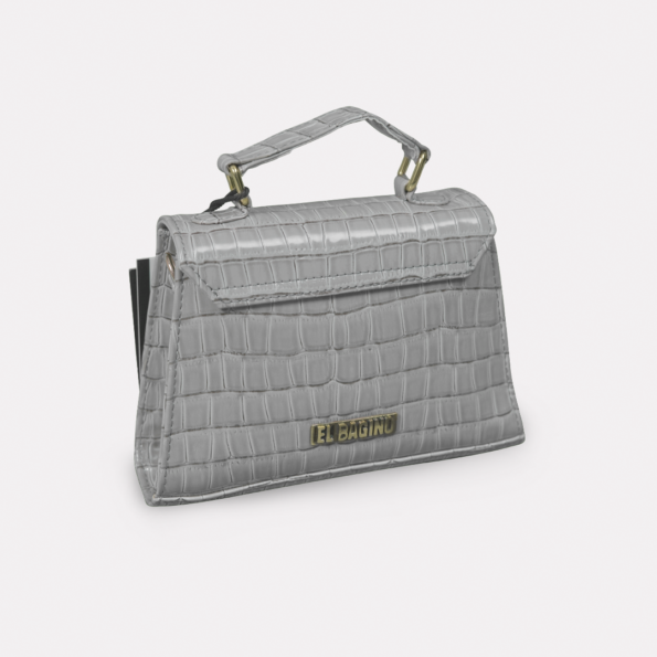 Sling Bag Grey Croco | ElBagino