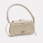 Shoulder Bag Cream Croco | ElBagino Beige handbag \ off white handbag \ elegant handbags