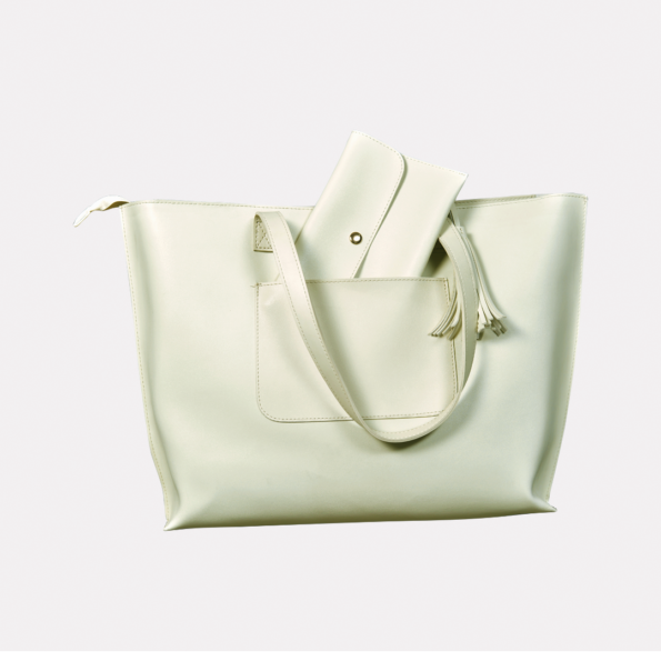 Tote Bag Cream | tote bag for women | with good space bag | Elbagino