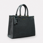 Hand Bag Grey Croco | ElBagino classy handbag \ grey handbag