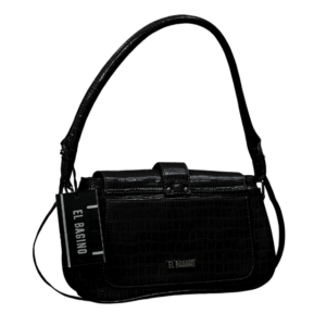 black shoulder bag