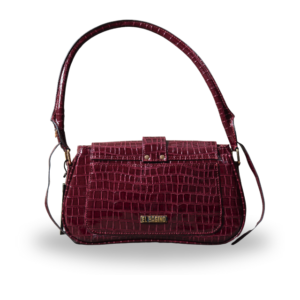 shoulder cherry croco bag 1