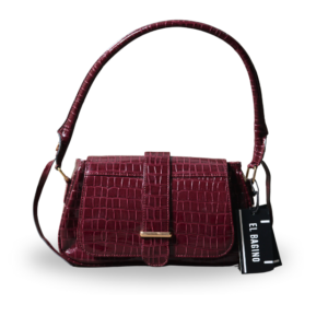 shoulder cherry croco bag 2